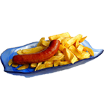 Kids 1 Sausage & Chips 