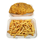 Fried 1/2 Pizza Battered 