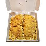 Fried Pizza Battered 