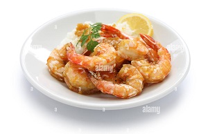 Chilli & Garlic Prawns (6 Pcs) 