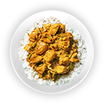 Beef Madras Curry & Rice 