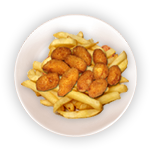 Kids 5 Scampi & Chips 